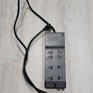 Belkin Black and Gray Surge Protector